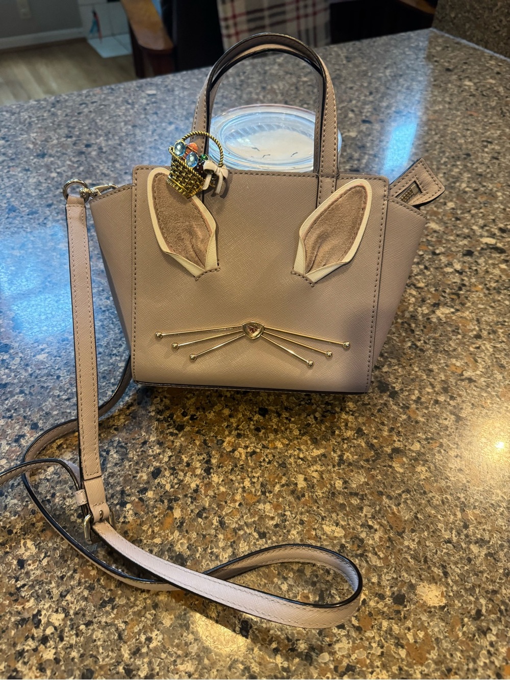 Kate Spade Bunny Crossbody Purse and Brooch
